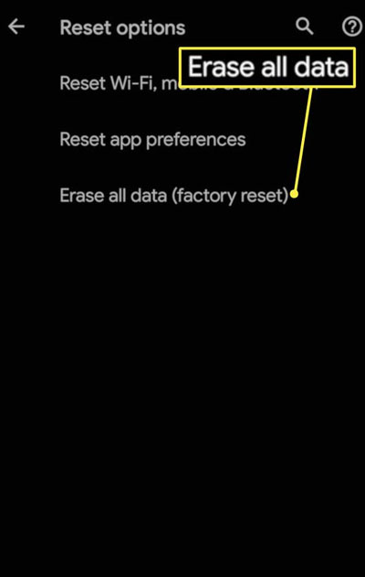Factory Reset Your Android Device