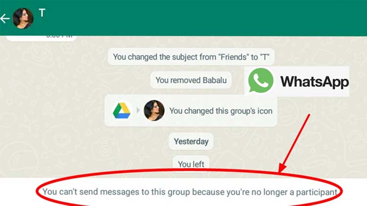 How To Fix “You can't send messages to this group because you're no longer a participant” On WhatsApp group