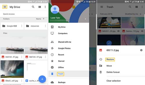 Restore Deleted Pictures & Videos From Google Drive