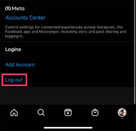 Re-login to Instagram From Used Device
