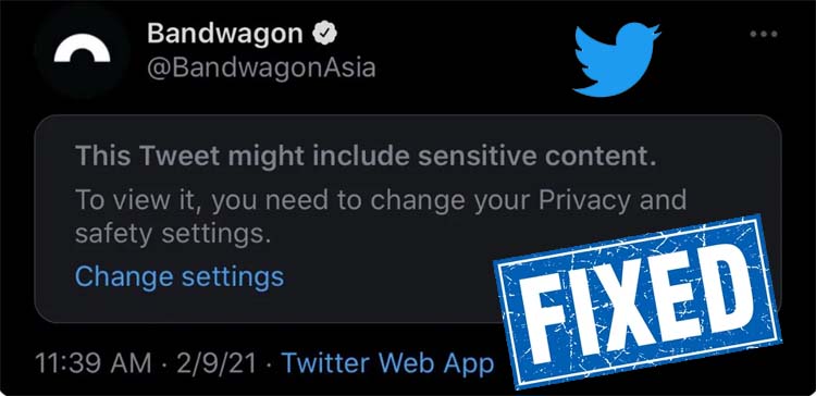 How To Turn Off Warning “This Tweet might include sensitive content” On Twitter