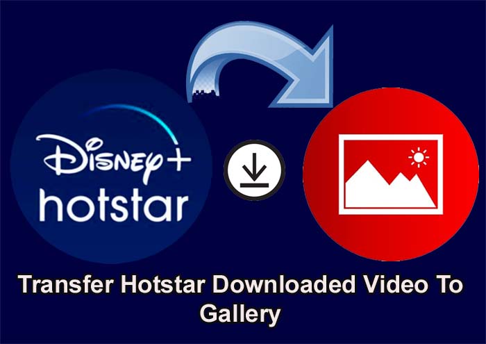 How To Tansfer Downloaded Video From Hotstar To Gallery