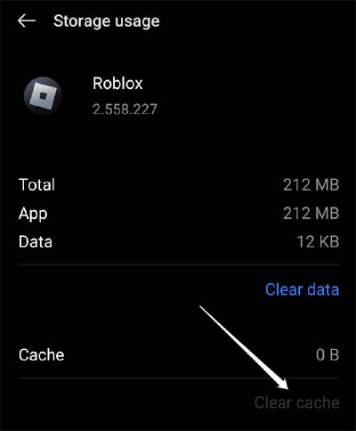 Clear Cache Of Roblox App On Android Phone
