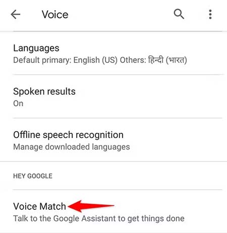 Enable OKay Google on Android phone