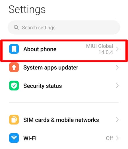Update Your Android OS